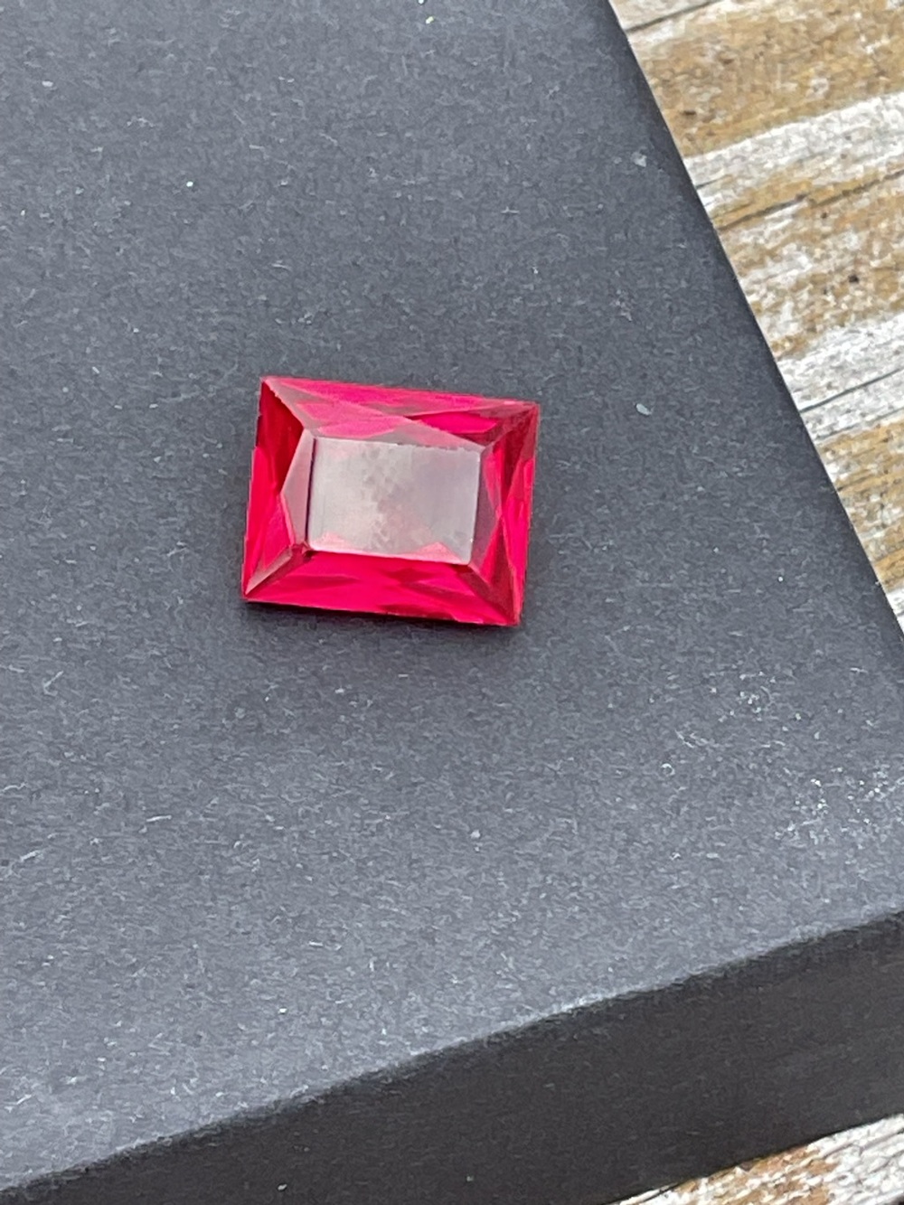 Ruby Emerald Cut Loosegem
